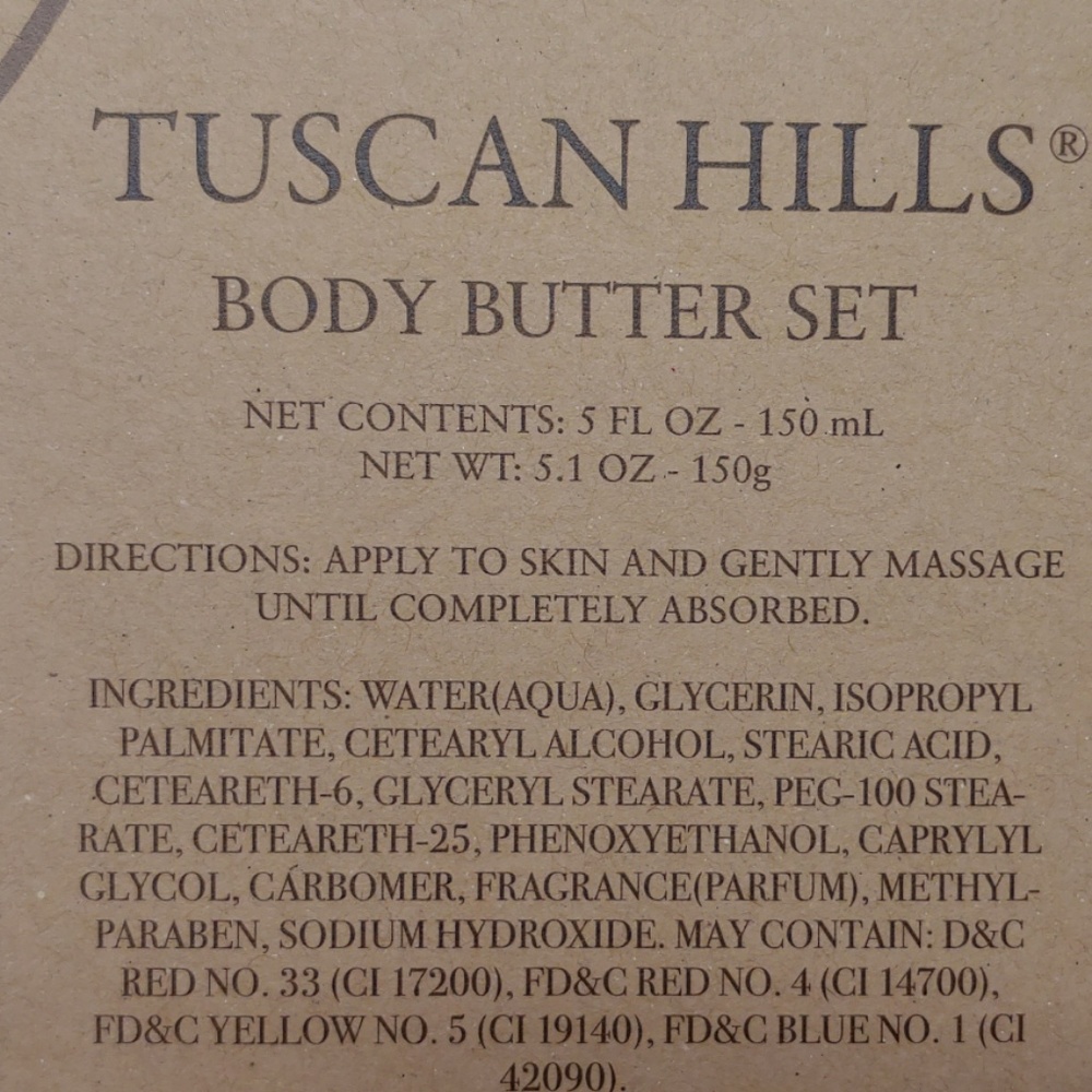 Tuscan Hills Body Butter Collection!!! - Picture 5 of 5